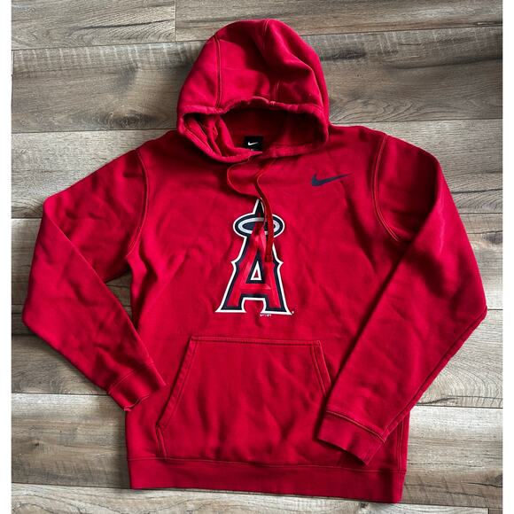 Los Angeles Angels Nike MLB Hoodie Red Size M - Picture 1 of 8